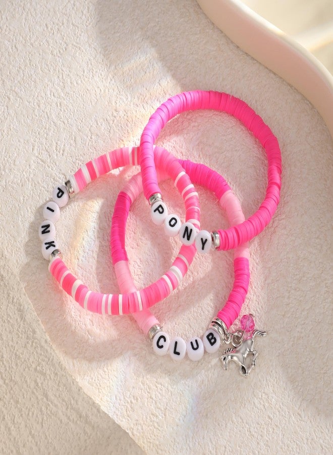 BOTVUG Pink Pony Club Bracelets and 56pcs Seickers Set Pink Pony Club Music Inspired Bracelets Merch Fans Gifts. - Image 5
